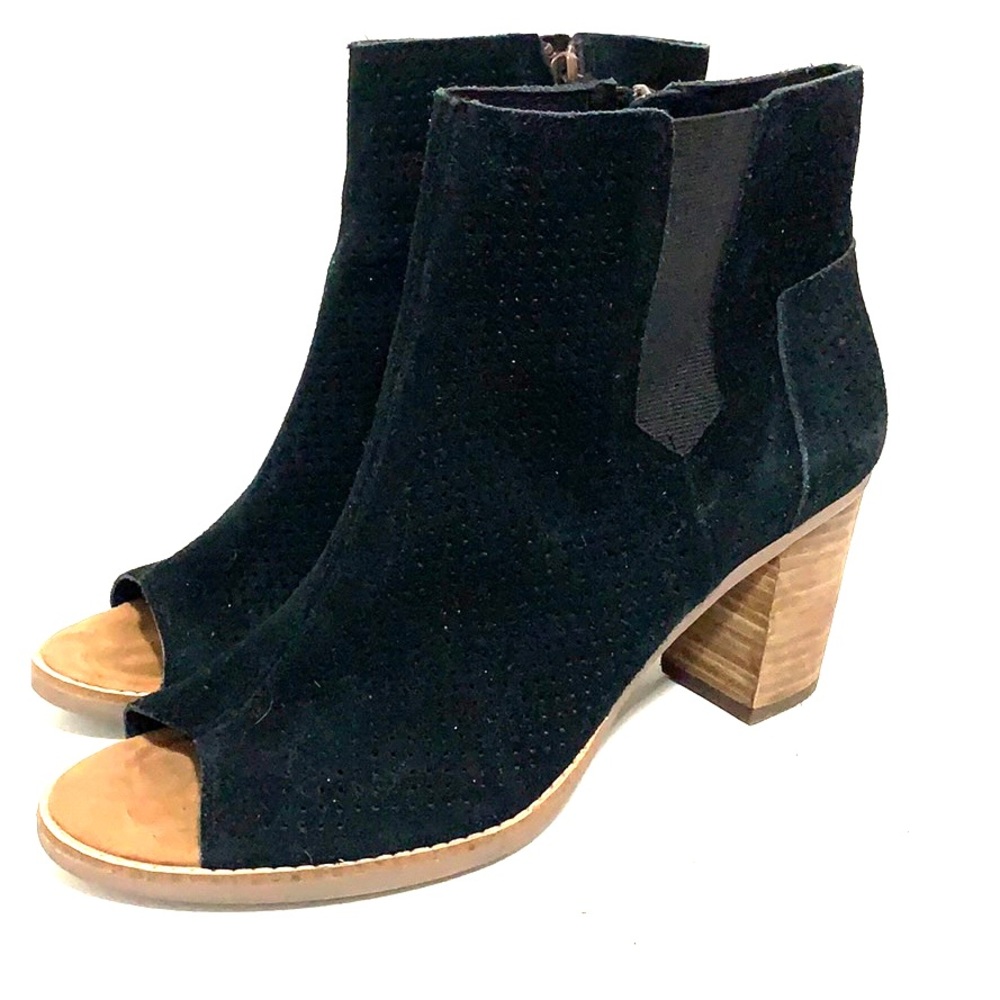 TOMS Majorca Peep Toe Bootie